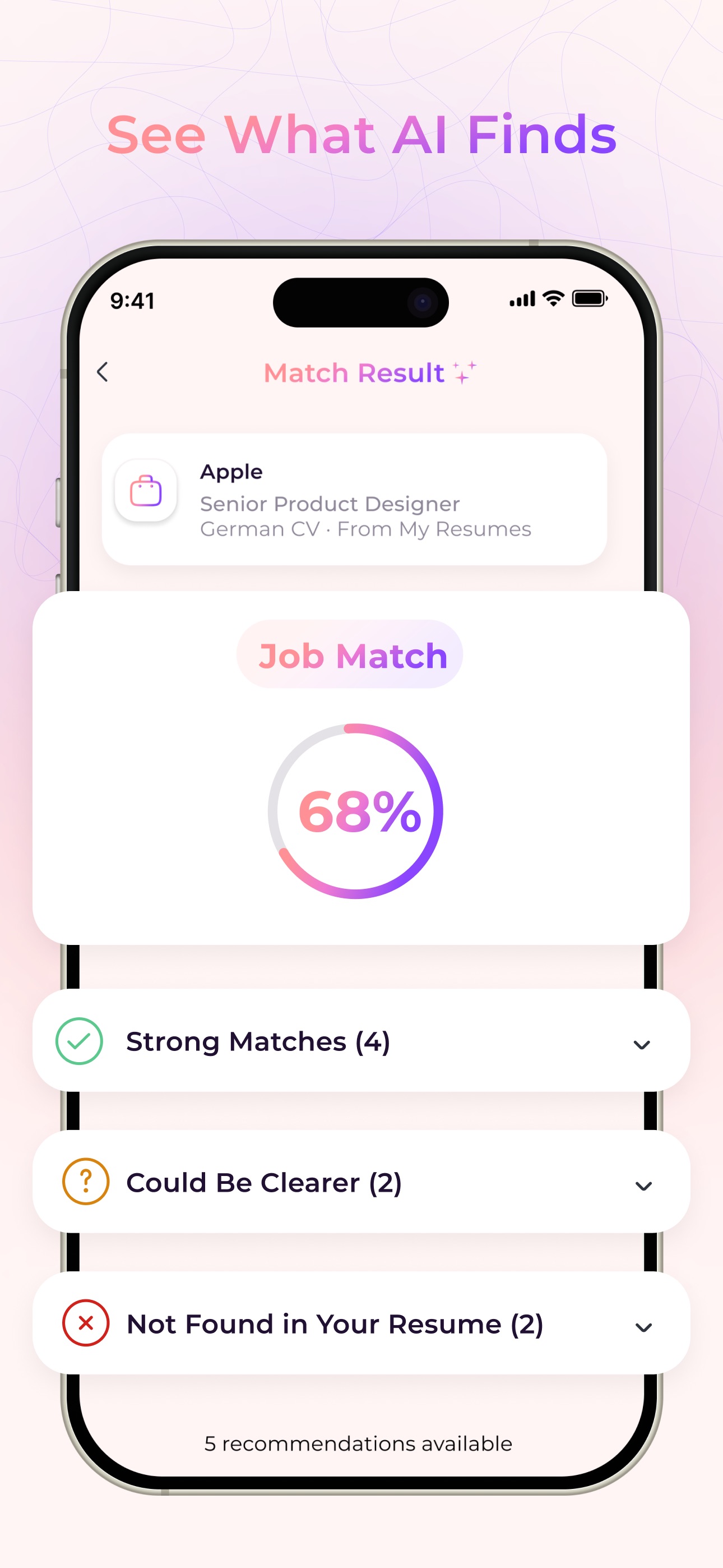 Screenshot 3 of ResumUp: AI CV & Resume Maker