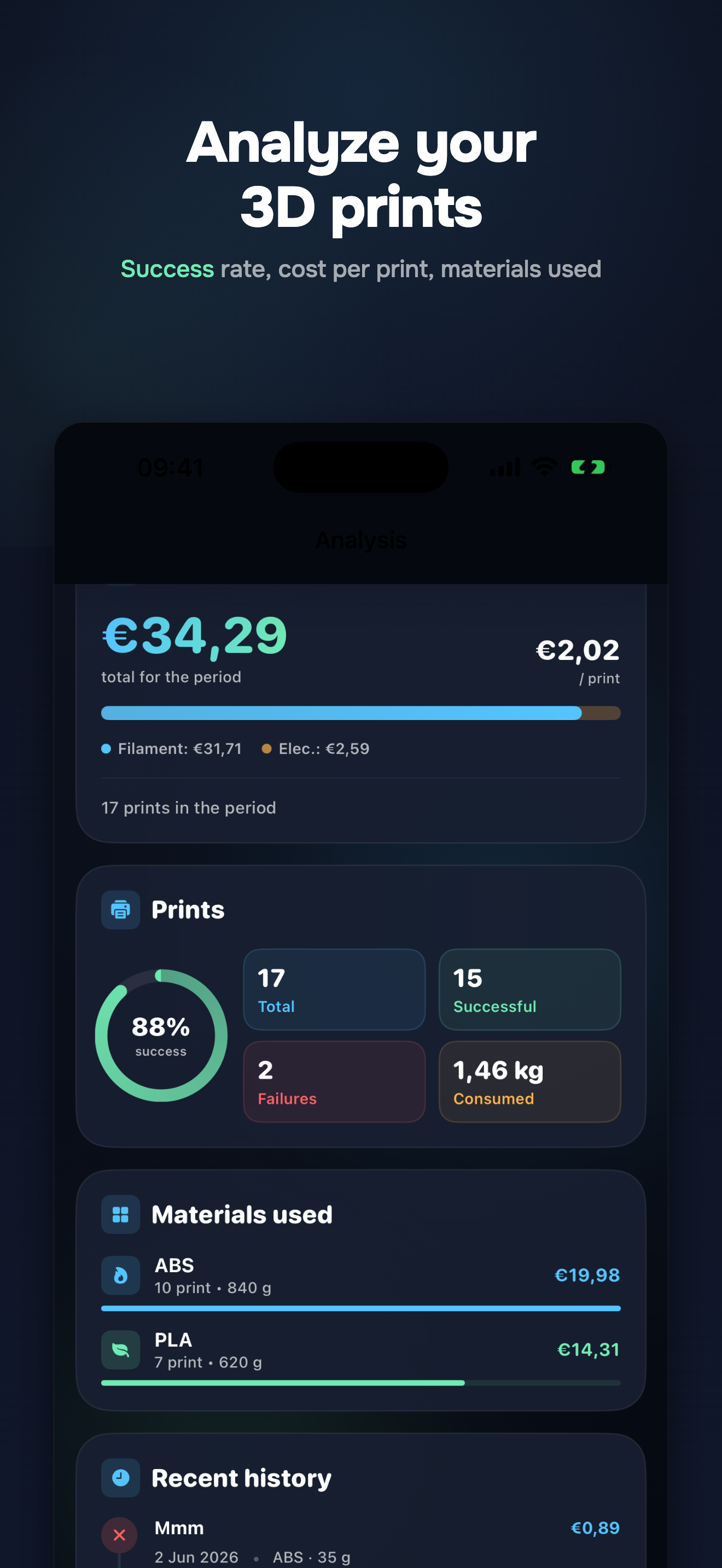 SpoolLab - 3D Filament Tracker