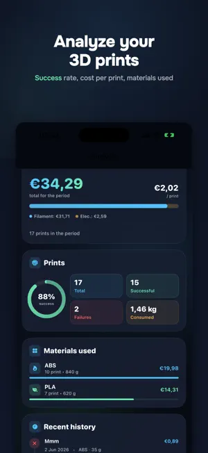 SpoolLab - 3D Filament Tracker screenshot 3