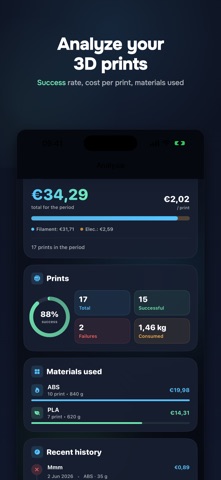 SpoolLab - 3D Filament Tracker Screenshot 3 of 6