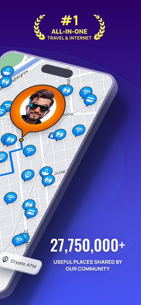 WiFi Map: Internet + eSIM - Descubre Puntos de Interés