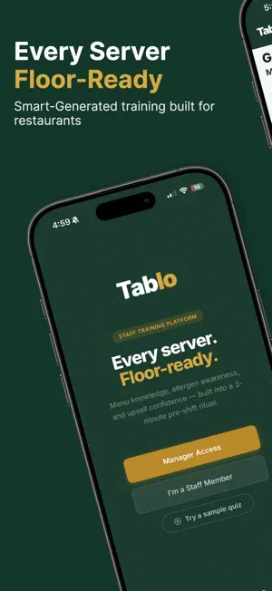 Tablo: Staff Training screenshot 1
