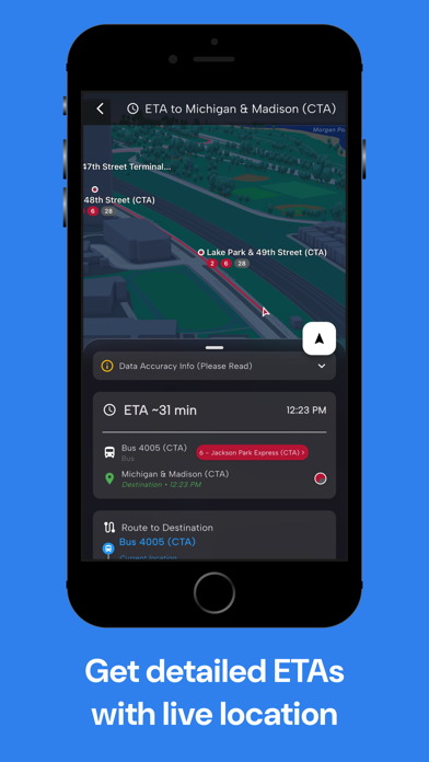 Destination Shuttle iPhone screenshot 3 - Navigation app