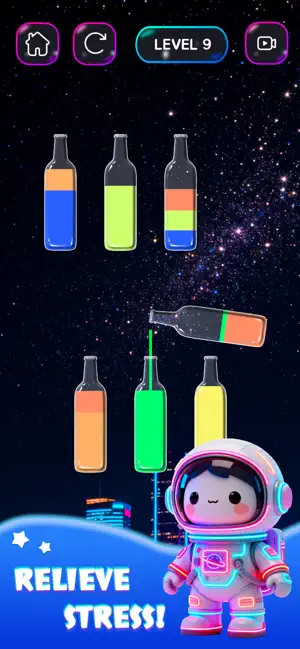 Cyber Style：Water Sort Puzzle screenshot 1