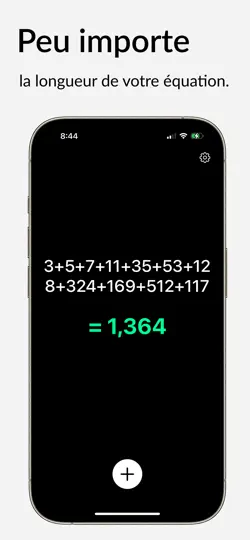 Capture d'écran de VoiceCalc: Calculatrice Vocale sur iPhone 2