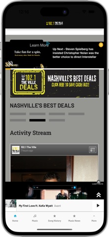 102.1 The Ville app screenshot