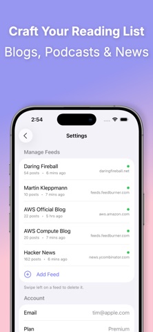 Aruvi RSS Screenshot 4 of 5