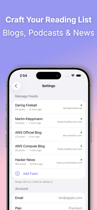 Aruvi RSS Screenshot 4 of 5