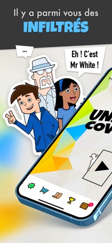 Undercover™ : Jeu entre amis iPhone screenshot 2