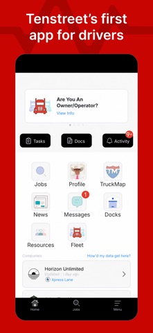 Driver Pulse by Tenstreet app screenshot