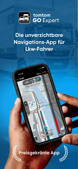 Screenshot von TomTom GO Expert: Lkw Navi auf dem iPhone 1