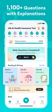 Life & Health Test Prep 2026 iPhone screenshot