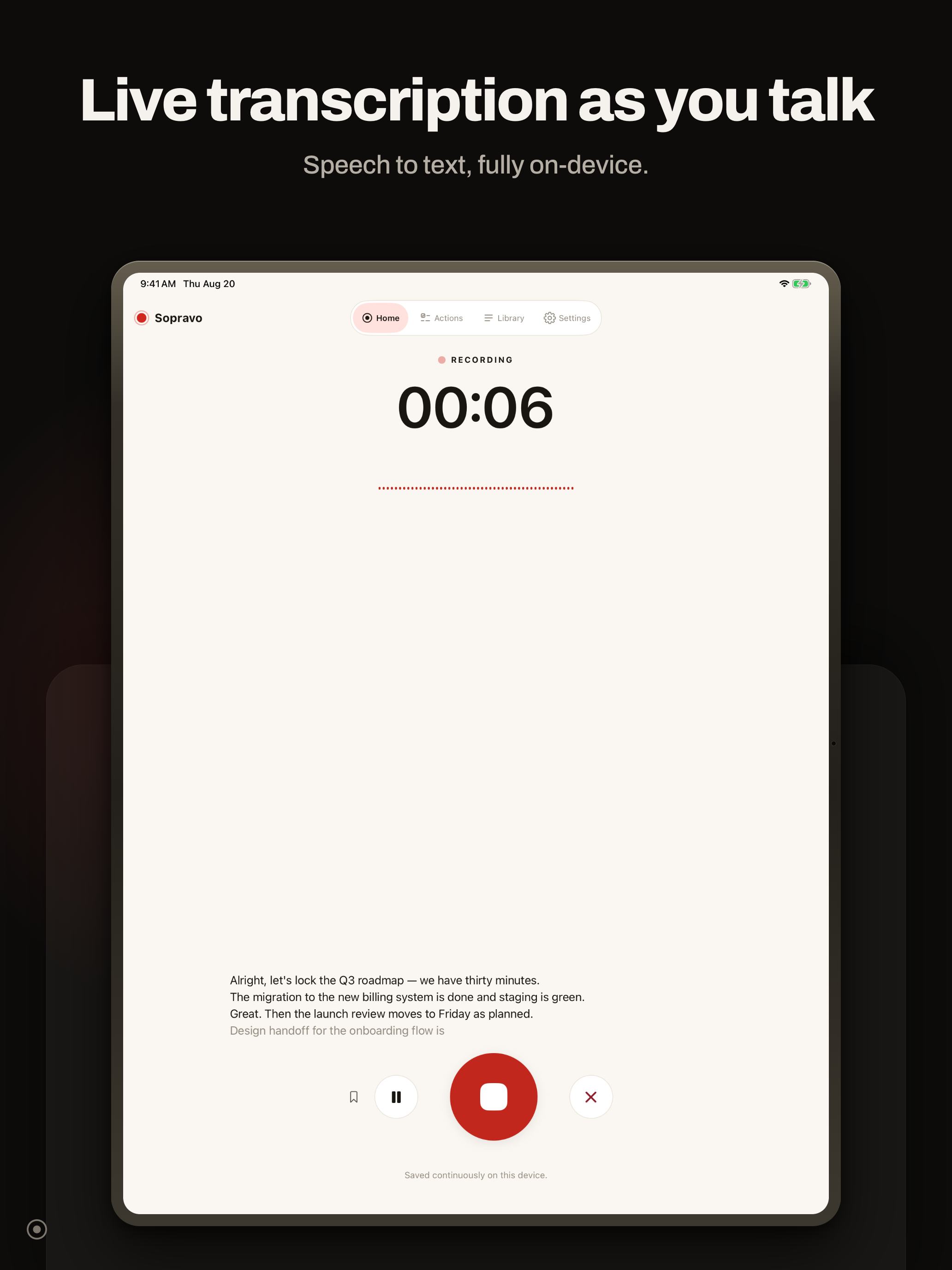 Sopravo: Voice Recorder screenshot 12