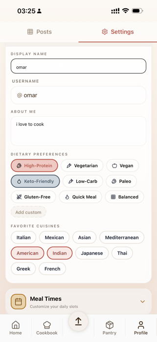 SendMyMeals Screenshot 4 of 4