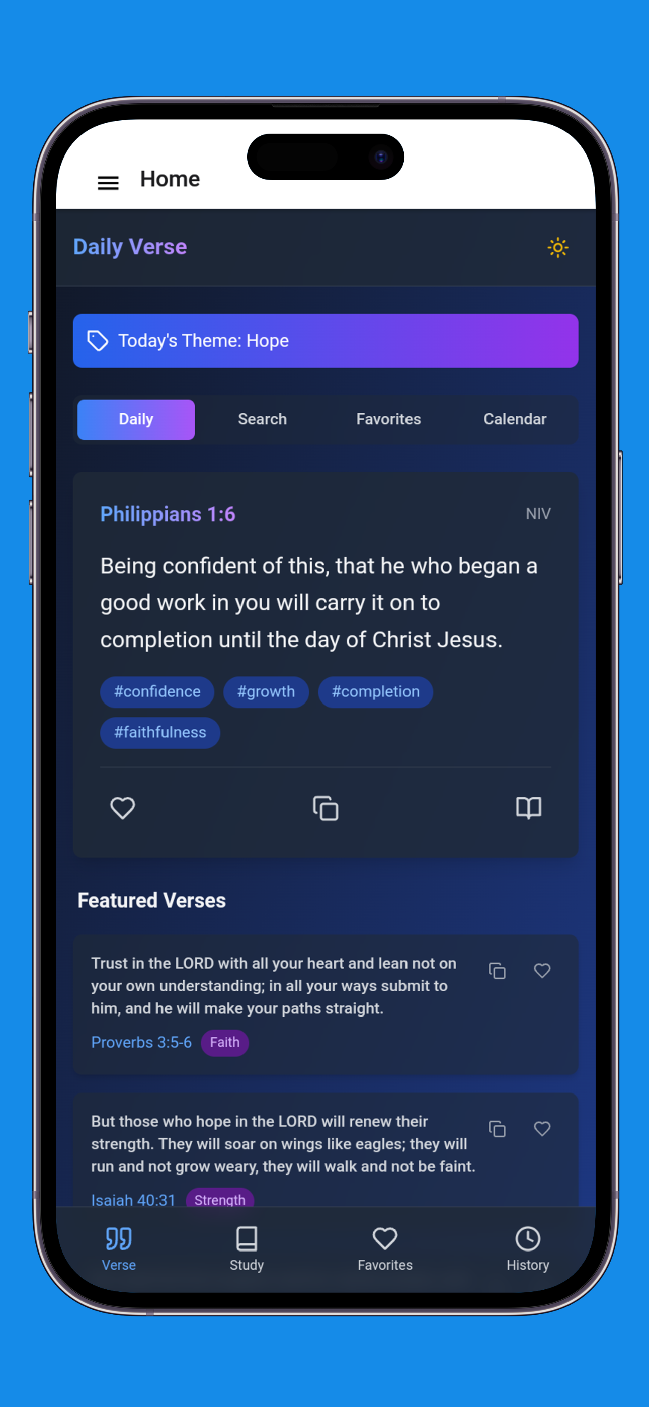 Daily Bible - Verse of the Day
