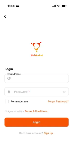 unimarket App screenshot 1