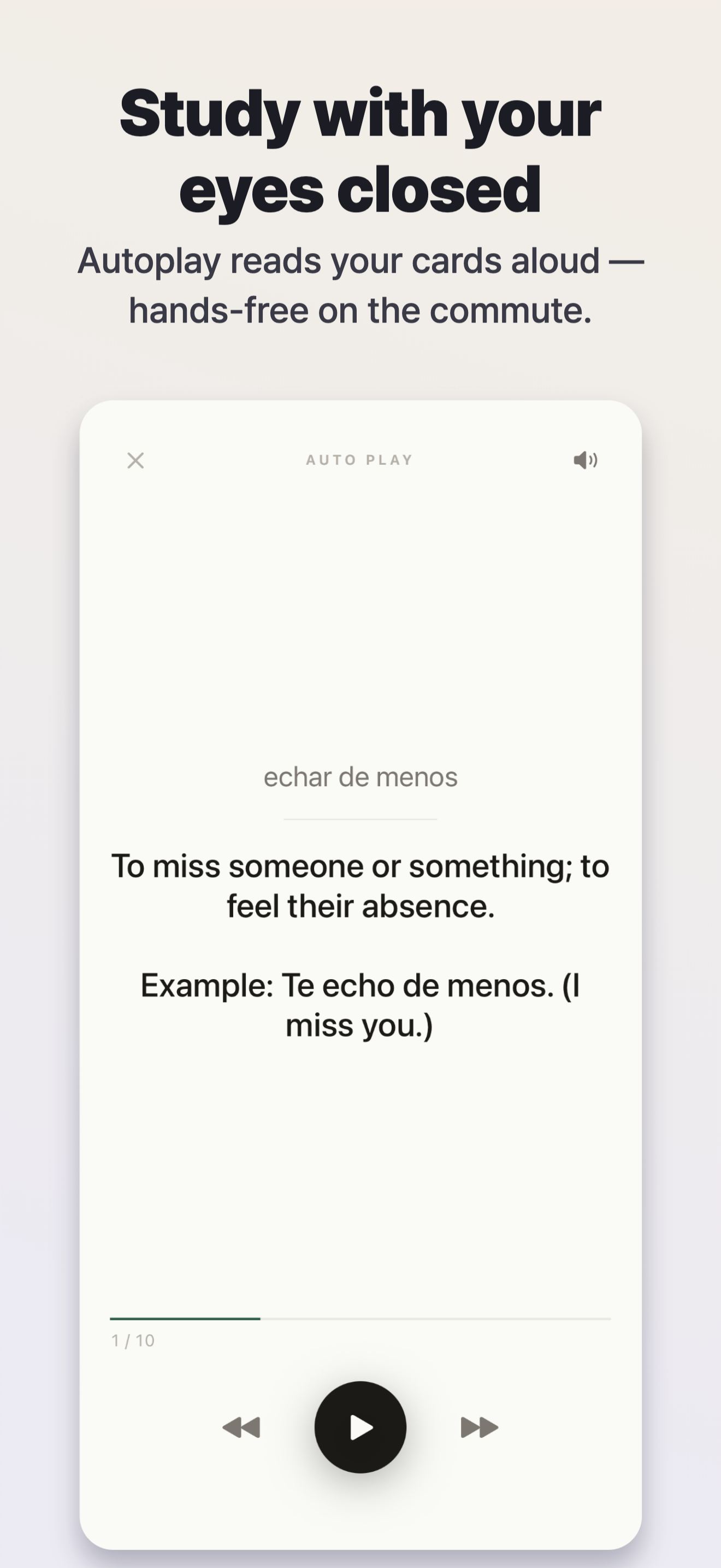 Memento: Exam Flashcards