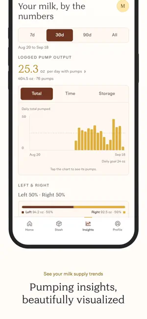 PumpKin: Breast Milk Tracker screenshot 4