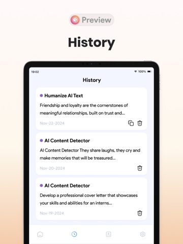 Humanize AI - AI Text Detector iPad screenshot
