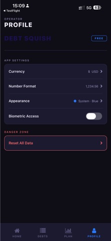 DebtSquish screenshot