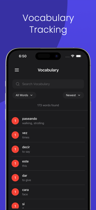 Fluent Diary - Learn Spanish Screenshot 4 of 5