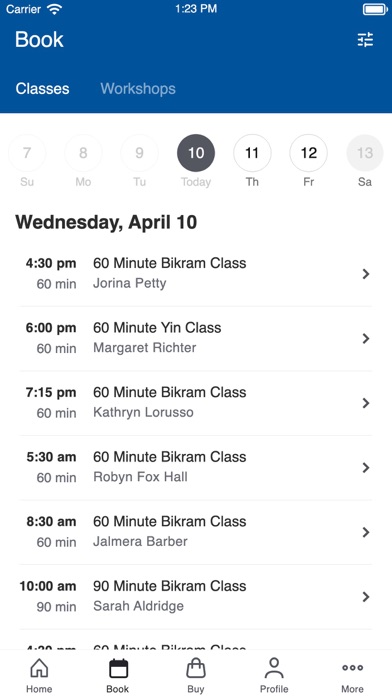 Bikram Yoga North Texas Screenshot