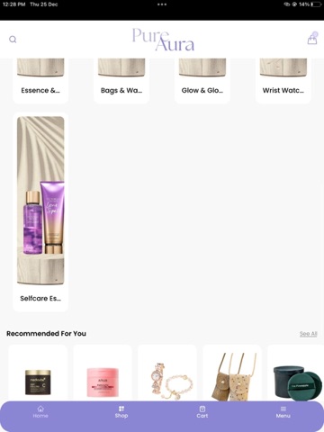 Pure Aura iPad screenshot