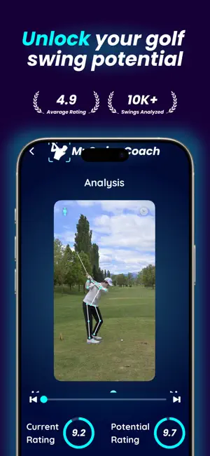 MySwingCoach - Golf Swing Fix screenshot 1