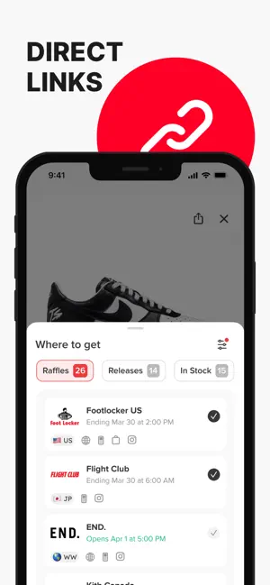 SNKRS: Sneakers Release＋Raffle iPhone screenshot 6