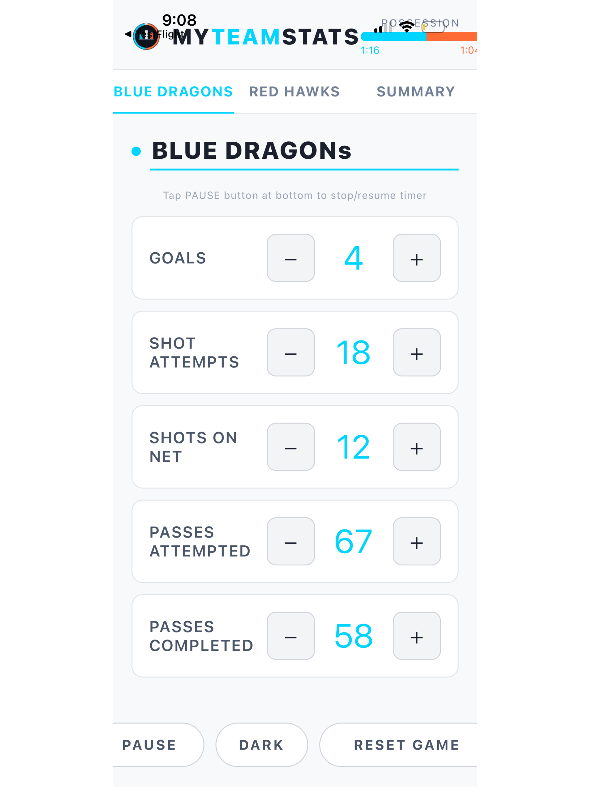 MyTeamStats
