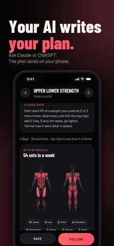 Gym Commitment: AI Workout Log Screenshot 1 of 9