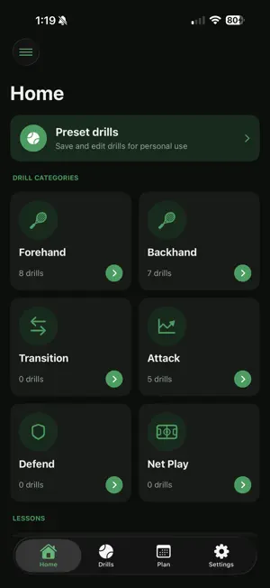 HitOne - 3D Tennis Drills screenshot 2