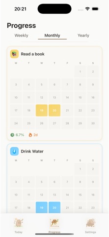 Habit Tracker: Kabi Screenshot 5 of 7