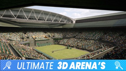 Tennis Court World Sports Game Screenshot