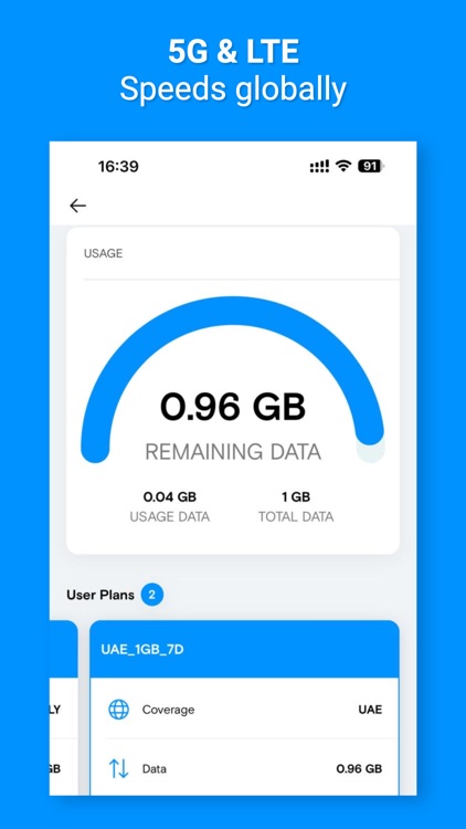 USim: Travel eSIM & Internet screenshot-6