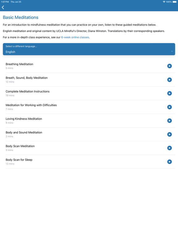 Screenshot #5 pour UCLA Mindful