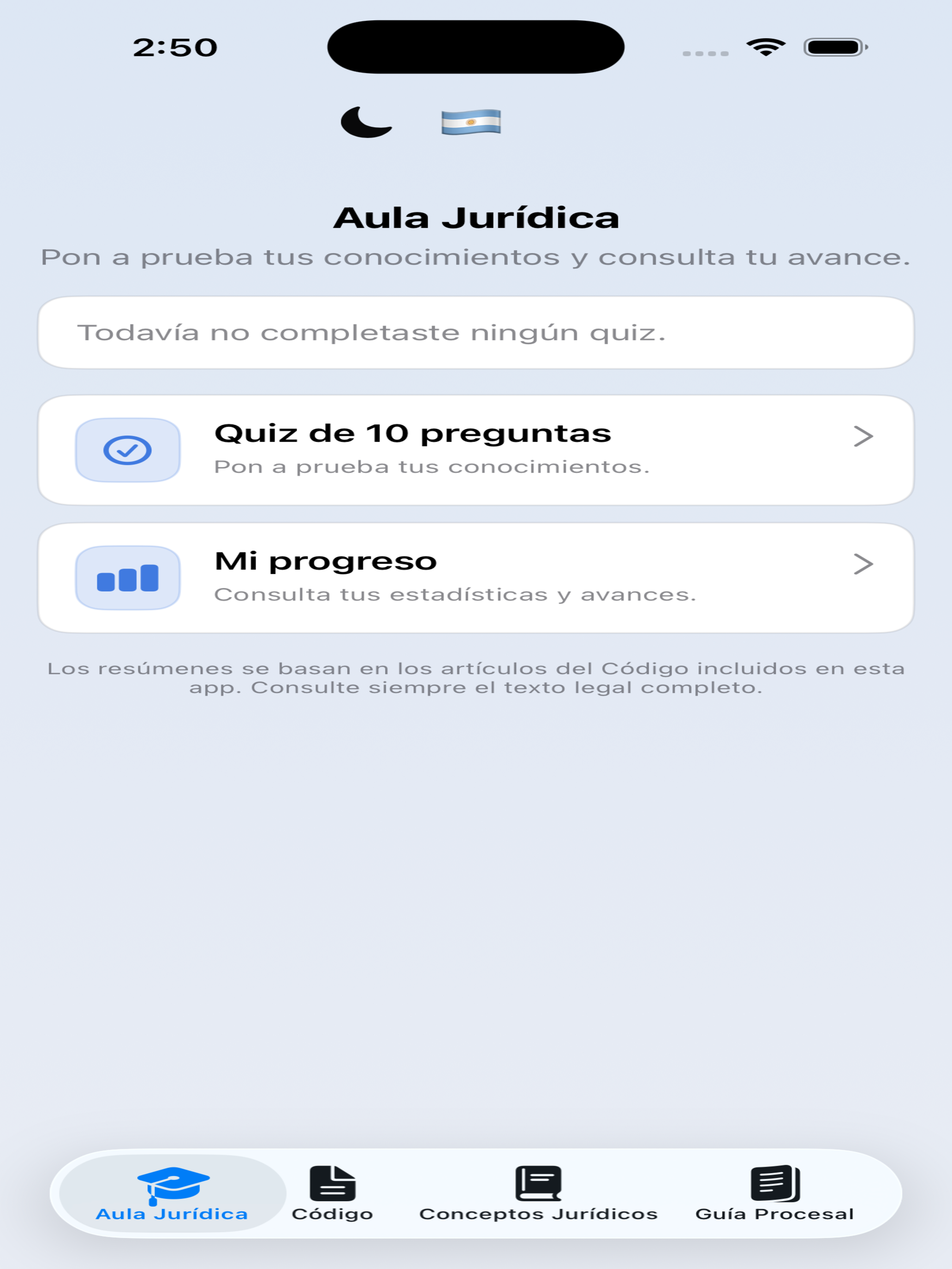 Código Procesal Penal Federal screenshot 12