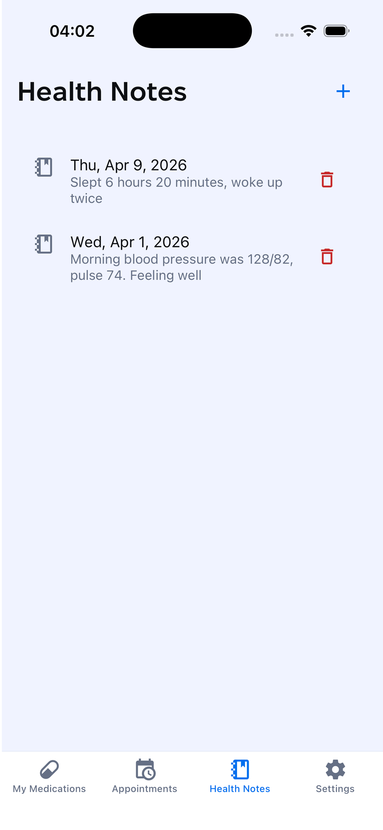 Axels Pills Tracker screenshot 5