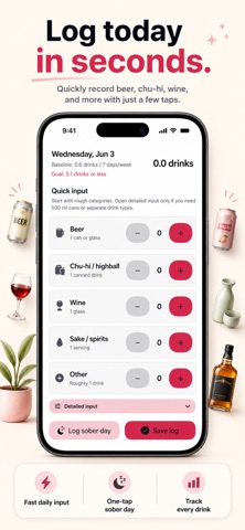 Sober Calendar: Drink Tracker Screenshot 2 of 4