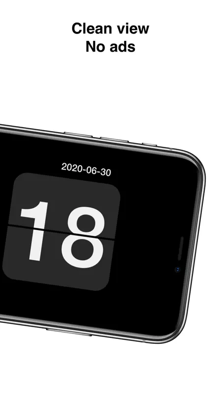 Digital Retro Clock screenshot 2 of 3