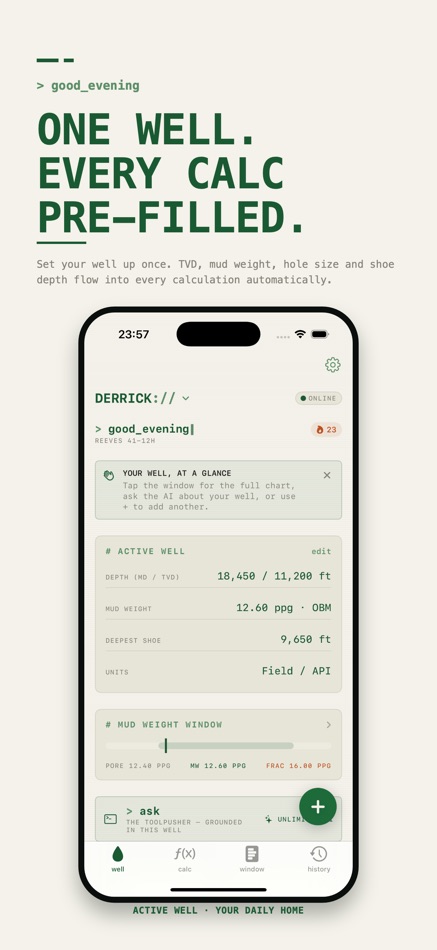 #2. Drilling Calculator for Rigs (iOS) Por: Aneesh Pradeep