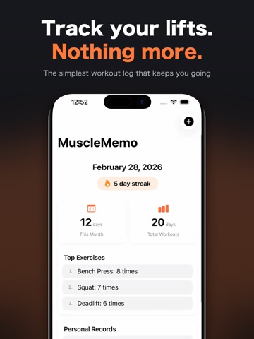 MuscleMemo - Workout Log