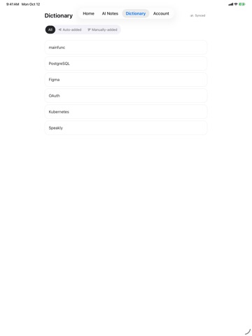 Speakly: AI Voice Keyboard iPad screenshot