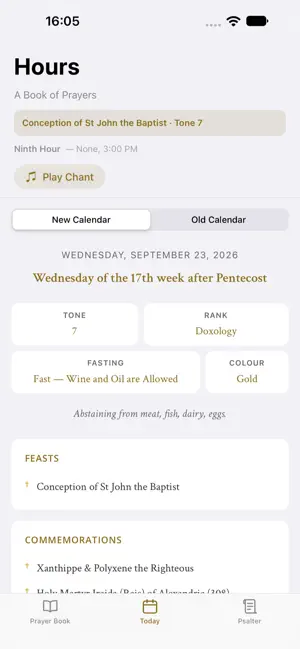 Orthodox Hours screenshot 3