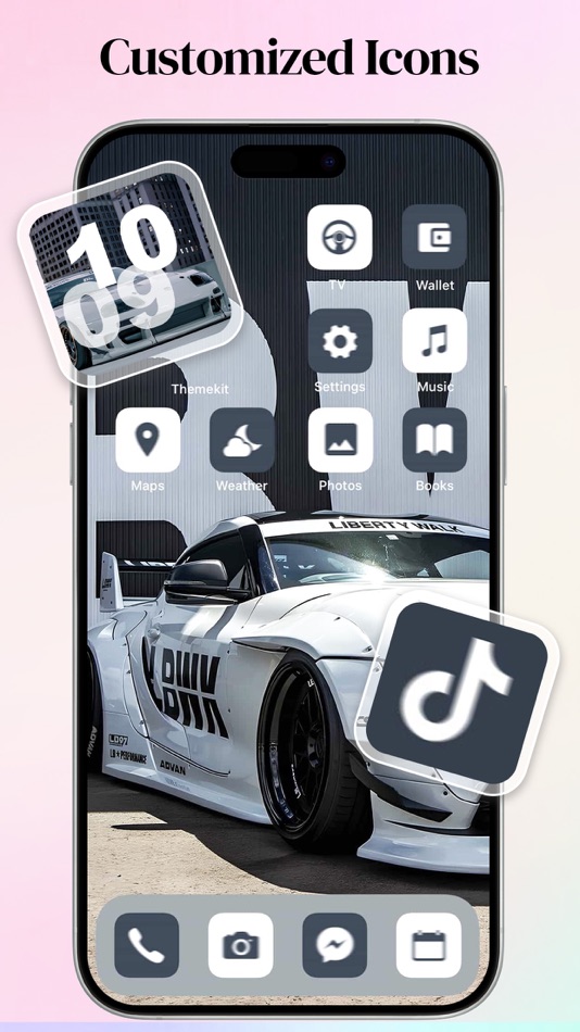 #5. ThemeKit: Widget & Icon Themes (iOS) 来自: Woohoo Studios