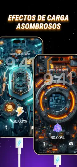 Captura de pantalla de Fondos Pantalla 4K: ChargeLive en iPhone 3