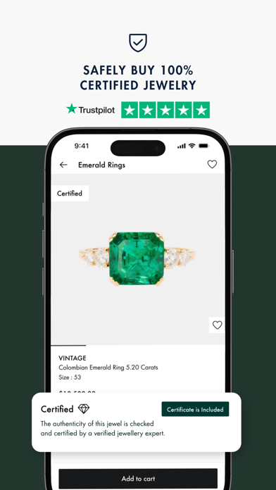 58 Facettes | Vintage jewelry iPhone screenshot 3 - Shopping app