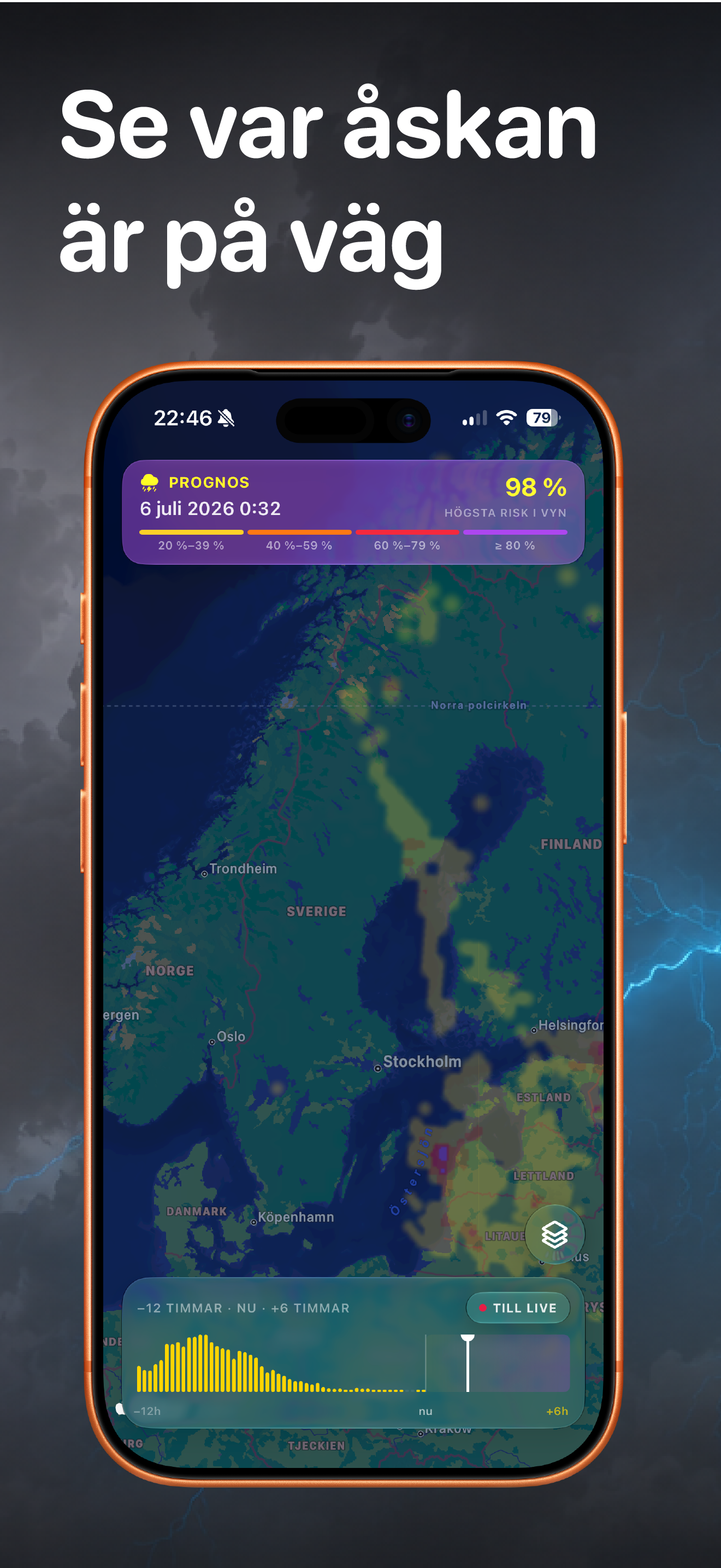 Blixtra - Lightning strike map screenshot 4