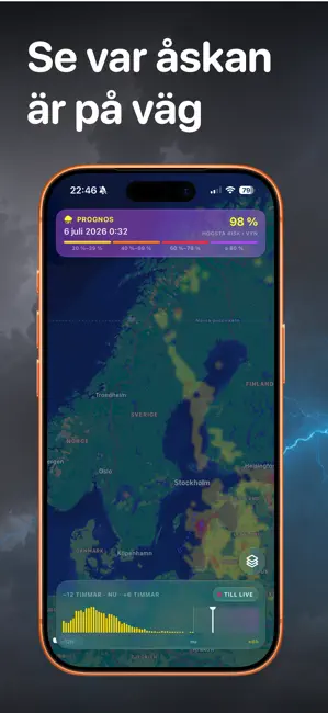 Blixtra - Blixtvakt med notis iPhone screenshot 4