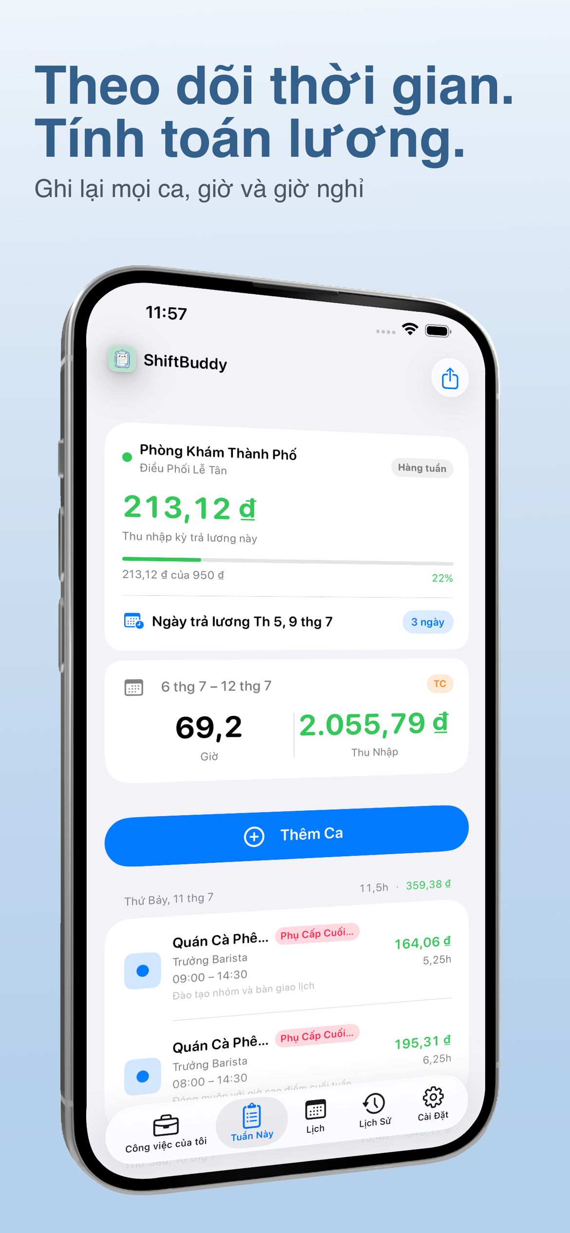 ShiftBuddy app screenshot 1